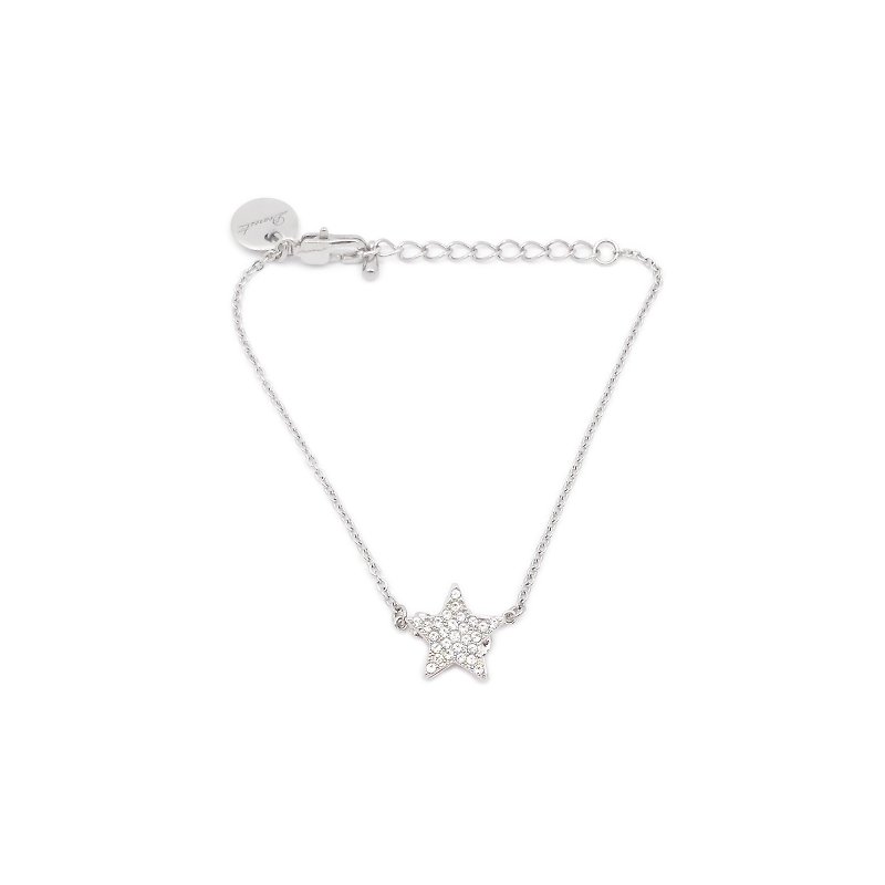 Crystal star bracelet - Bracelets - Silver Silver