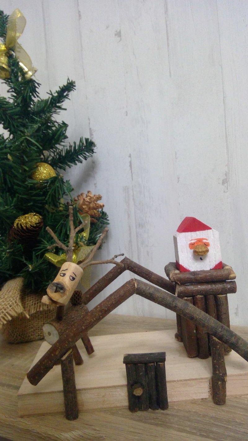 【家居飾品&辦公小物】卡住的聖誕任務 - 擺飾/家飾品 - 木頭 