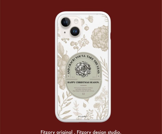 FITZORY Brand month French retro series Ros iPhone case