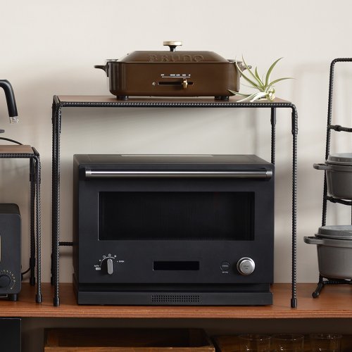 日本 AUX 創意餐廚 【新品】-日本 AUX BOW 廚房工業風單層置物架 (大)