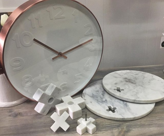Lot of 2 Karlsson KA4383 Mr White Numbers Wall Clocks 15"