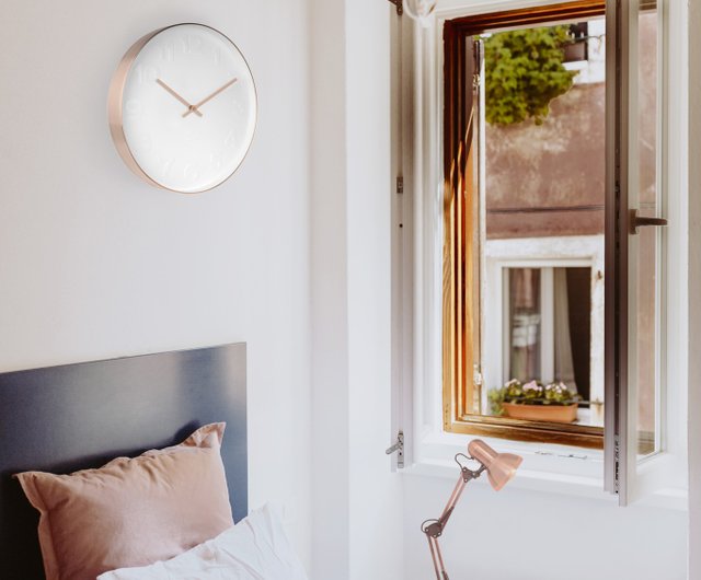 オランダブランド KARLSSONカールソン Mr.White 壁掛 時計 オランダ カールソン 掛け時計 51cm Mr.デジタル オールホワイト