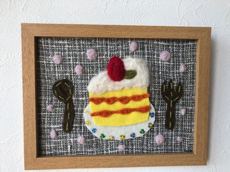 Art board  cake - ポスター・絵 - ウール 