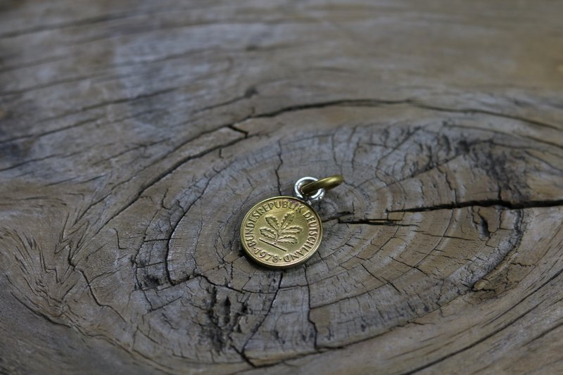 Coin pendant-Germany/5 pfennig/1978 - พวงกุญแจ - โลหะ สีทอง