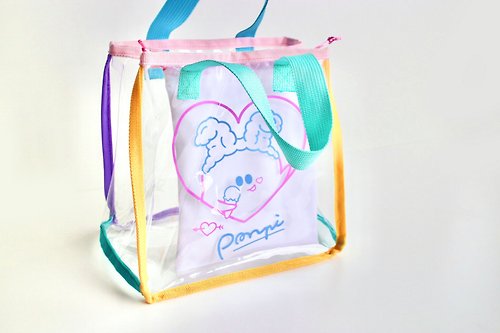 Color transparent jelly bag - Shop Mikolu house elf Handbags