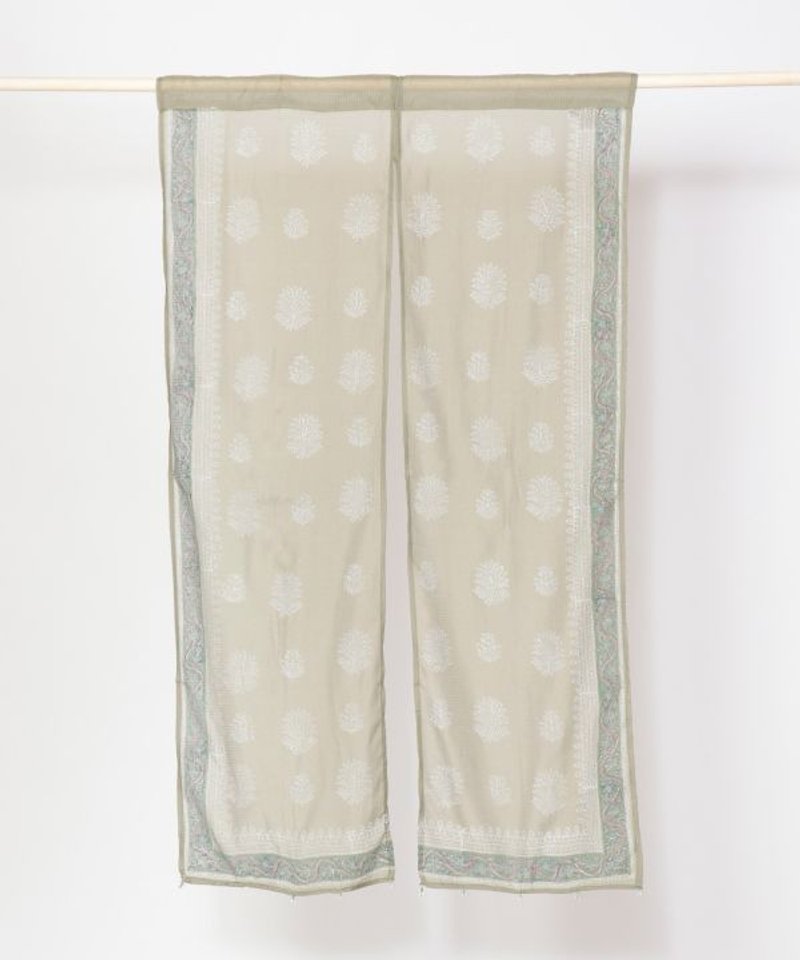 KOTA DORIA Fabric Sheer NOREN Door Curtain - Doorway Curtains & Door Signs - Other Materials 