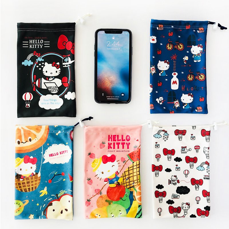 Hello Kitty 手機萬用袋 經典款 =布漾出品= 三麗鷗官方授權 - 化妝袋/收納袋 - 聚酯纖維 