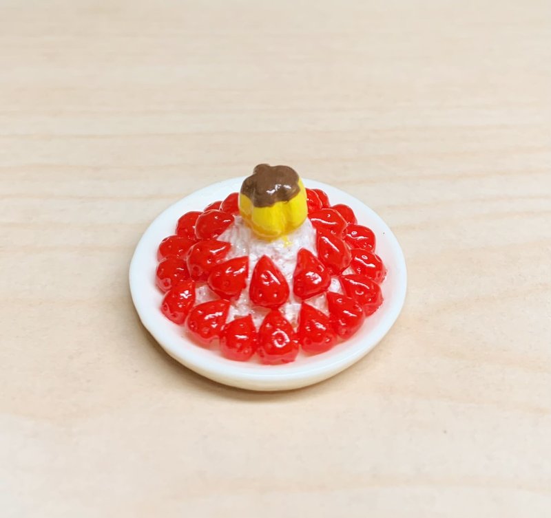 Strawberry Pudding Ice Magnet - แม็กเน็ต - ดินเหนียว หลากหลายสี