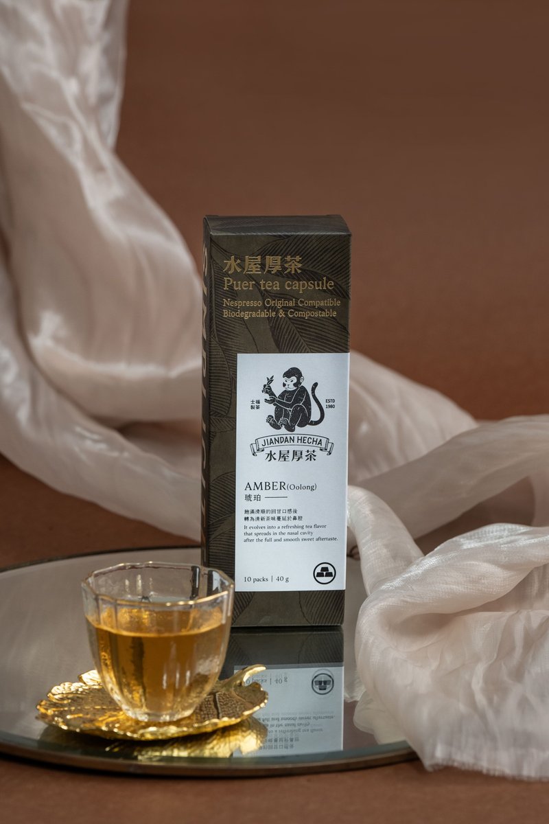 【NS茶葉膠囊】水屋厚茶 琥珀 青茶10入 35入 中發酵青茶 台灣茶 - 咖啡/咖啡豆 - 新鮮食材 咖啡色