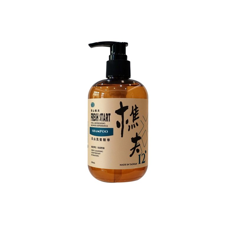 草山樵夫│樵夫12 草山洗髮精華│50~300mL - 洗髮精/餅/皂 - 其他材質 
