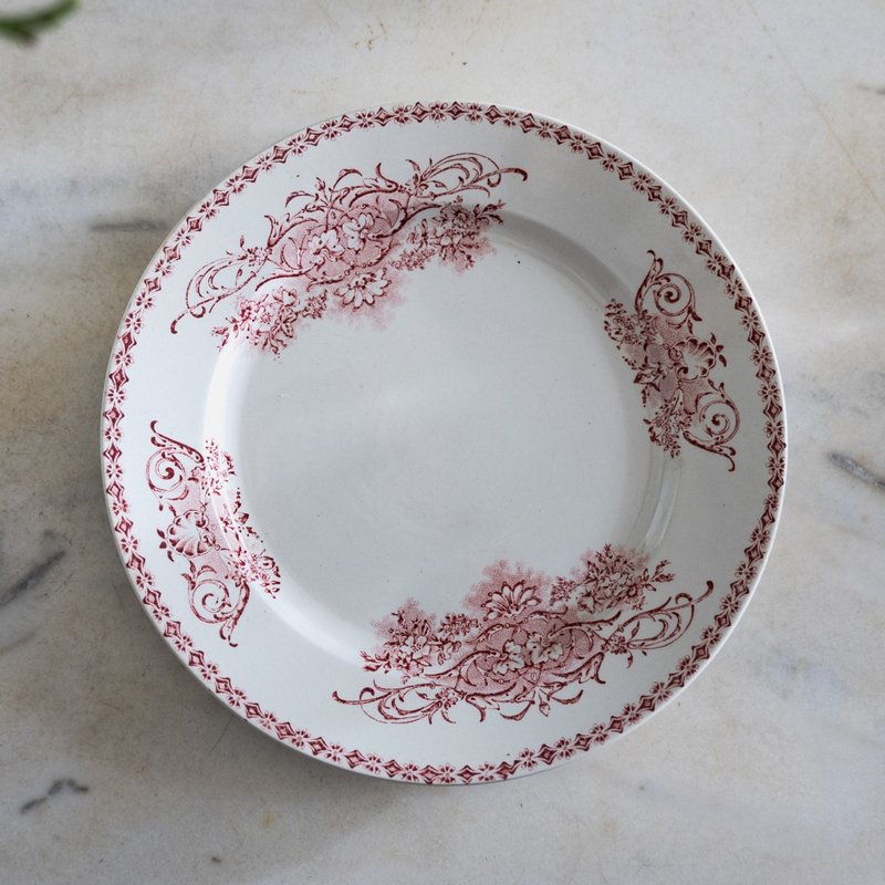 Vermilion dinner plate diameter 22.5cm - Plates & Trays - Pottery 