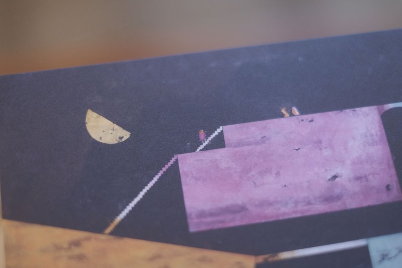 ポストカード 風と星をつなぐ - 卡片/明信片 - 紙 黑色