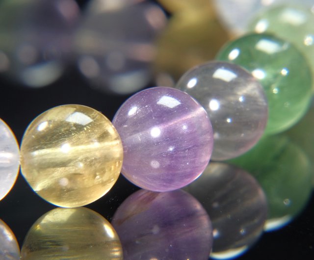 全日本送料無料 10mm フローライト 蛍石 Fluorite パワーストーン ブレスレット ブレスレット・バングル