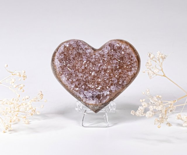 アメジスト ハート 置物 遺失物】巨大な天然石アメジストカラー