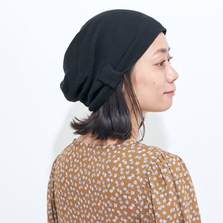 Cotton Beanie, Chemo Cap, Slouchy Soft Hat, Strap Accent Fashion for Women