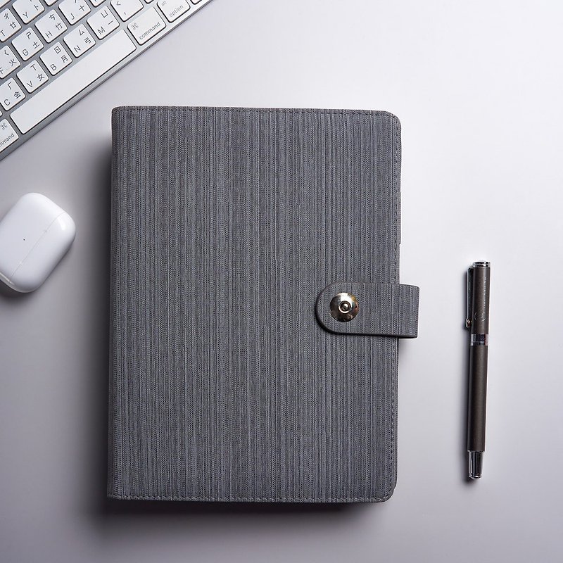 Exclusive License / Power Up! A5 Portable-Charger Binder Notebook – Misty Grey - Notebooks & Journals - Paper Gray