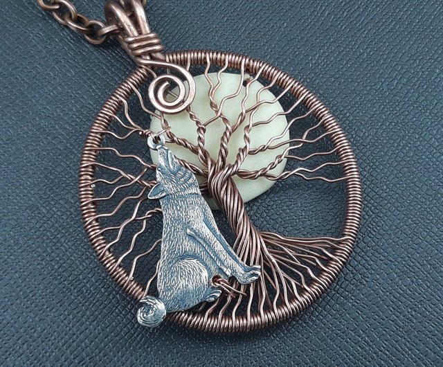 handmade tree of life pendant