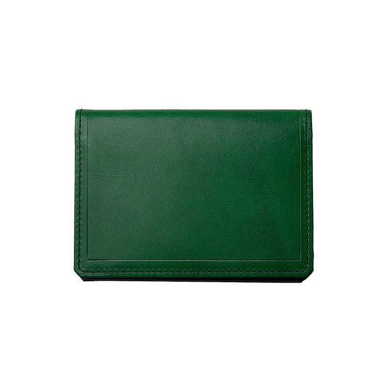 【福利商品】4U名片夾 綠色 微瑕商品出清 日本豐岡鞄 - 其他 - 其他材質 