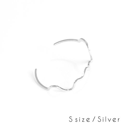 hiragana バングル 【こころ】Silver / 2サイズ - ショップ