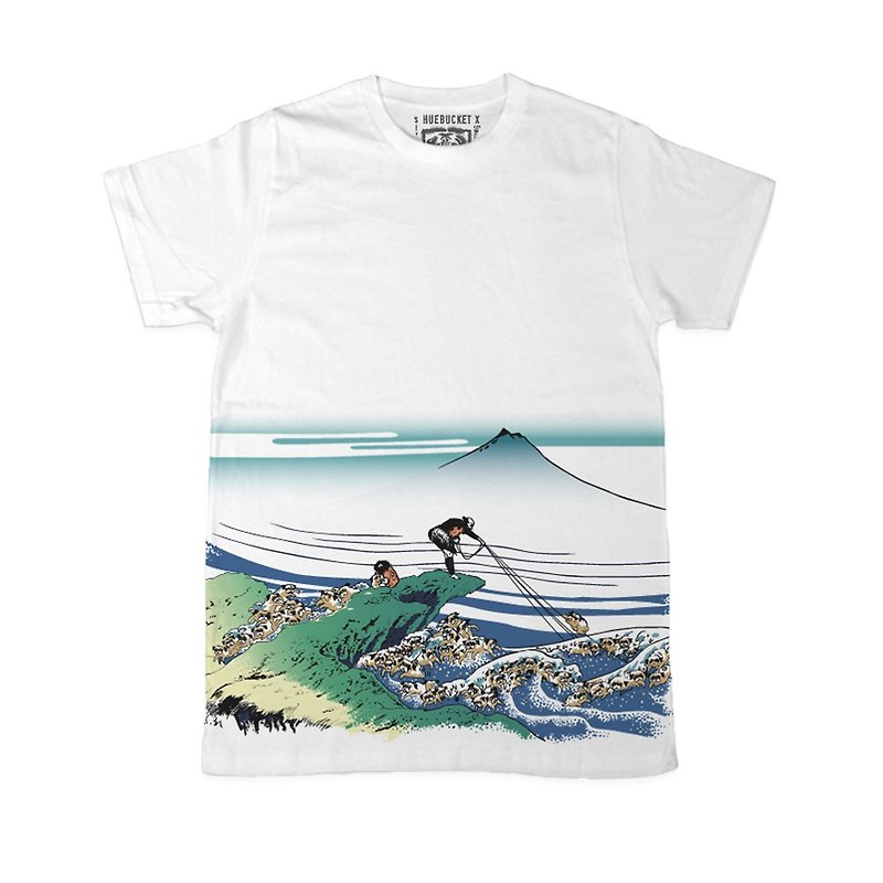 PUG Life • Rescue • Unisex T-shirt - Men's T-Shirts & Tops - Polyester White