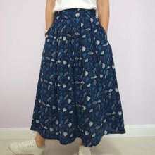 Tulip Skirt - Printed Flowery Comfy Skirt