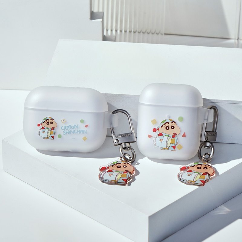 蠟筆小新睡衣小新系列強悍防摔AirPods保護套(附吊飾) - AirPods/耳機保護套 - 塑膠 多色