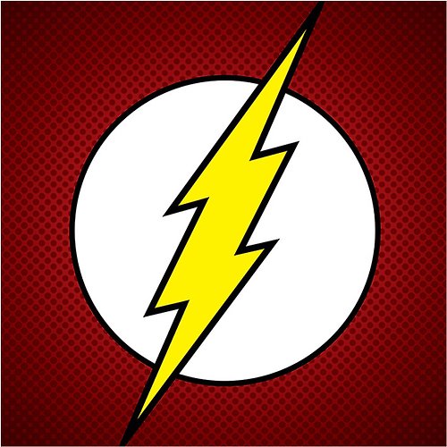 Dope 私貨 【DC】閃電俠 The Flash 漫畫LOGO - 無框畫