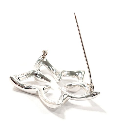 (レア)最終値下げTiffanyビンテージティファニーフラワーモチーフブローチ 日本直送 中古美品】ティファニー TIFFANY&Co. ブローチ ピン