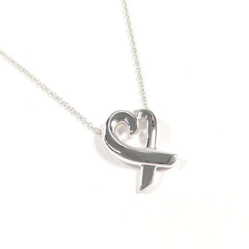 【日本直送 中古美品】ティファニー TIFFANY&Co. ネックレス ラビングハート パロマピカソ シルバー925 アクセサリー 新品仕上げ済み - 項鍊 - 純銀 銀色