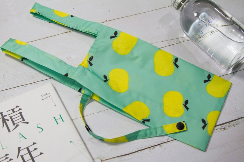 【Gi LAI】環保飲料/食物提袋 -薄荷黃蘋果 - 飲料提袋/杯套 - 防水材質 黃色