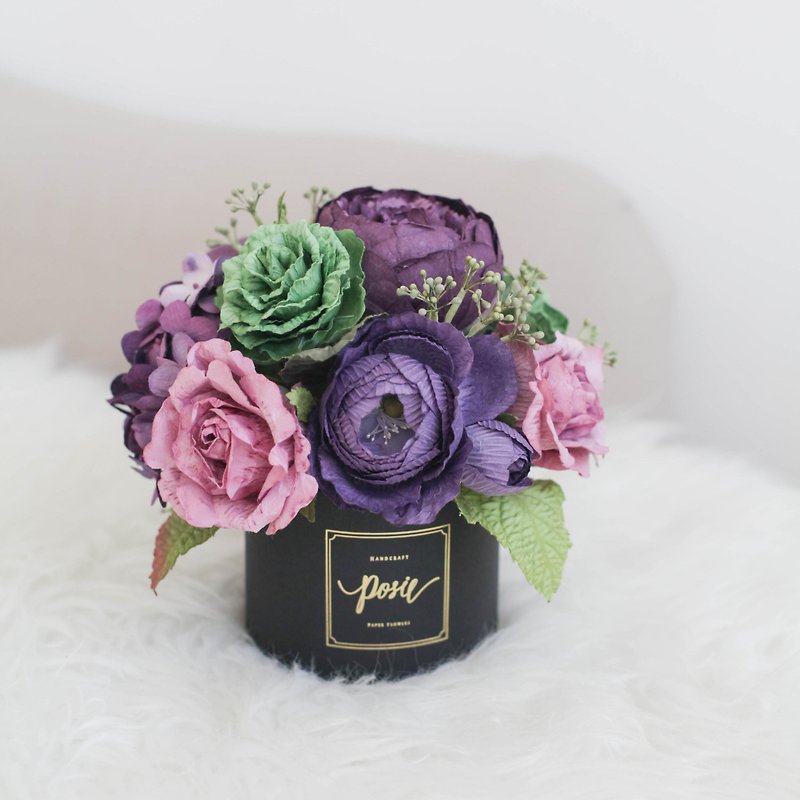 Inspiring - Girlfriend Collection Aromatic Large Gift Box - 香薰/精油/線香 - 紙 紫色
