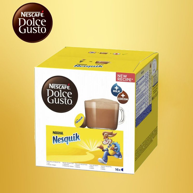 【Dolce Gusto】雀巢多趣酷思膠囊Nesquik高鈣巧克力飲品16顆x3盒 - 巧克力 - 其他材質 