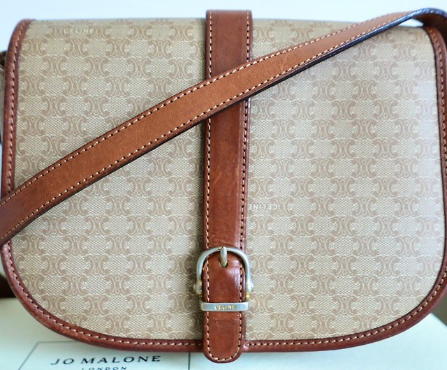 Vintage Celine RARE Classic Monogram Mini Shoulder Crossbody Bag
