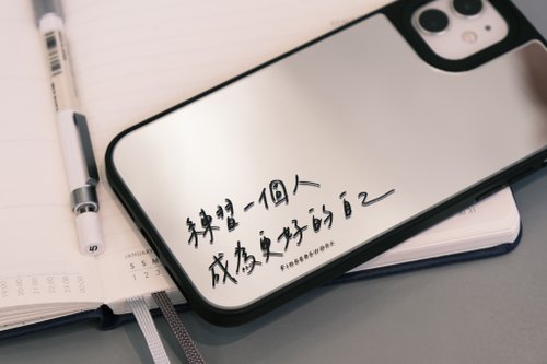 Fingers Work 鏡面款 練習一個人 防摔手機殻 IPhone Case