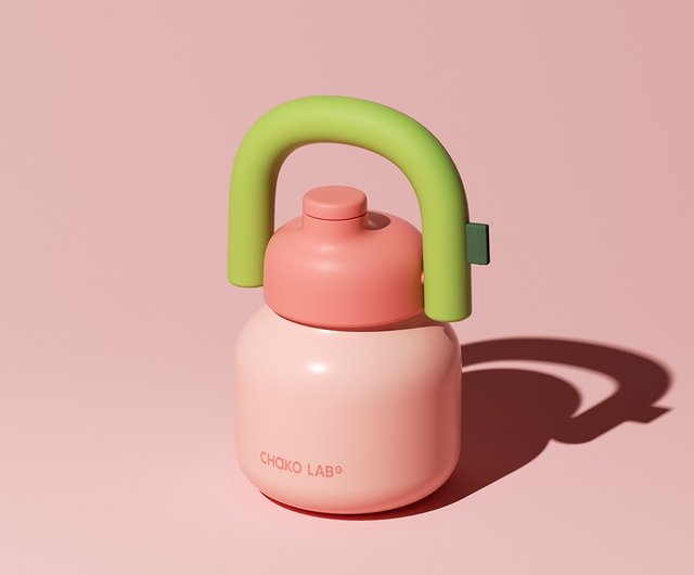 CHAKO LAB Kettle 水筒 ピンク 新色】LINLIN KETTLE 1000ml 強力保温・保冷ストローボトル