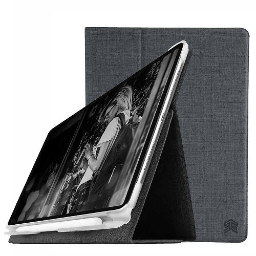 STM Goods Taiwan 【STM】Atlas iPad Pro 11吋 第一代 翻蓋平板保護殼 (碳灰)
