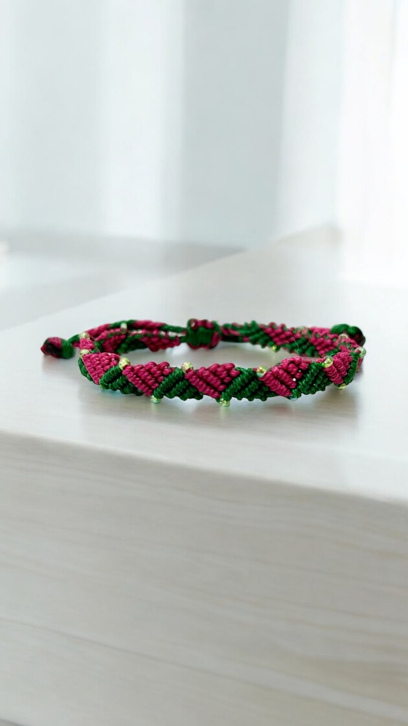 【Pre order】Macrame | Bracelet | choose your colour - สร้อยข้อมือ - วัสดุอื่นๆ สีม่วง