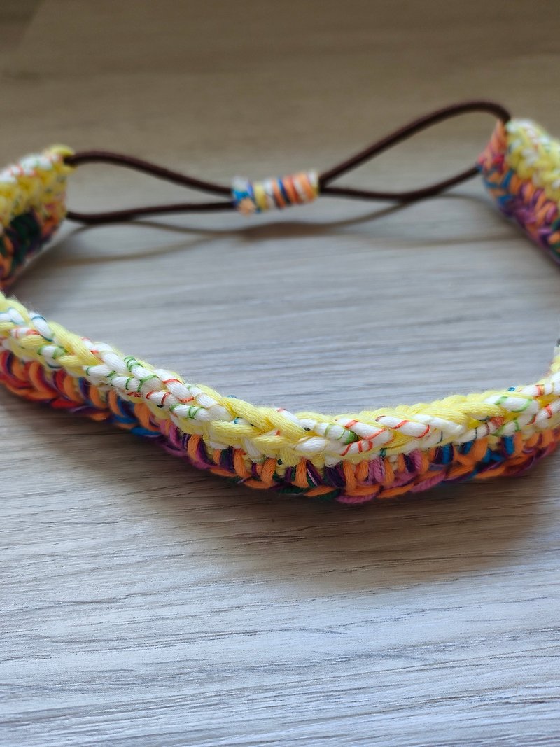 Parallel Wire Braided Headband #7 - Headbands - Cotton & Hemp 