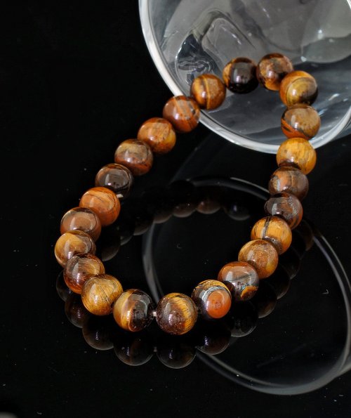 HK-Accessories 入門級虎眼石 8mm 手鍊 ( Tiger Eye 8mm Bracelet )