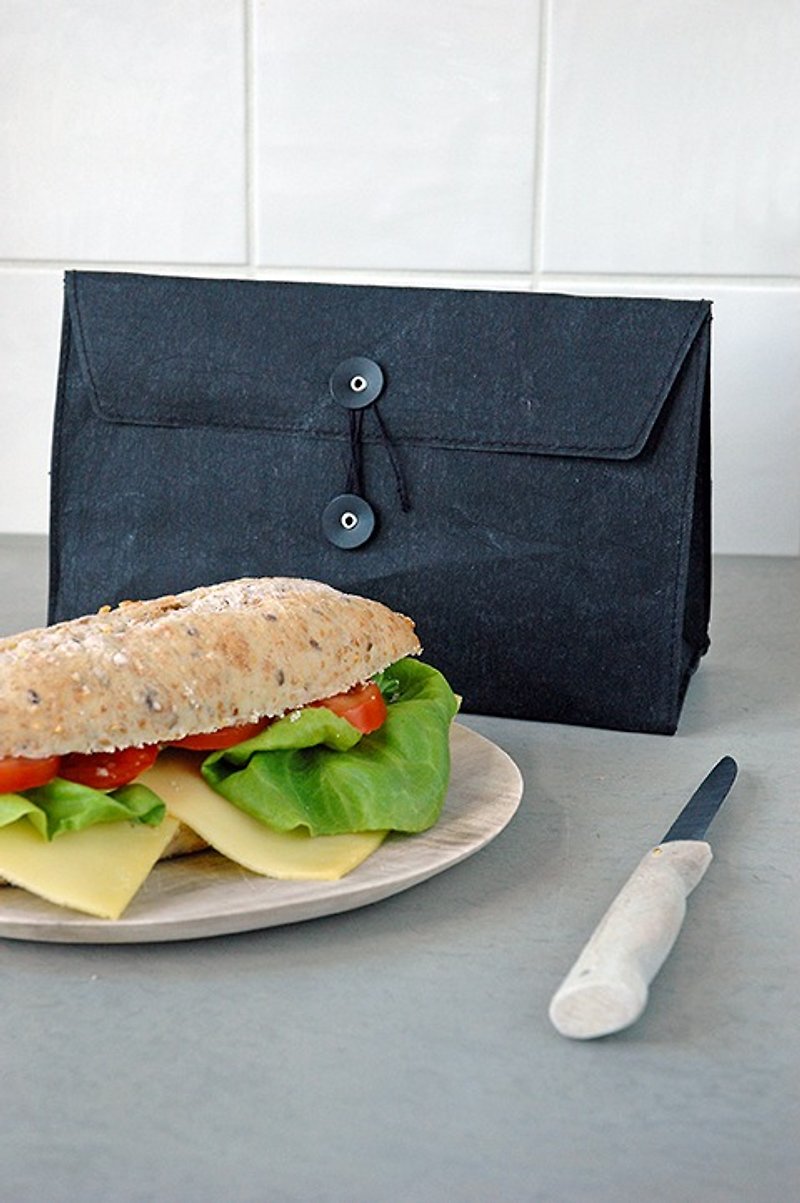環保食物餐袋 L/碳黑色 - 其他 - 其他材質 