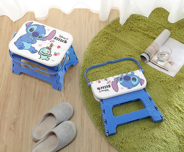 Disney Disney] Handy Quick-Release Folding Chair-Stitch (100% Made