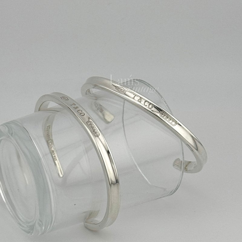 二手中古Tiffany&Co. 925純銀 手鈪 手鏈 - 手鍊/手環 - 純銀 銀色