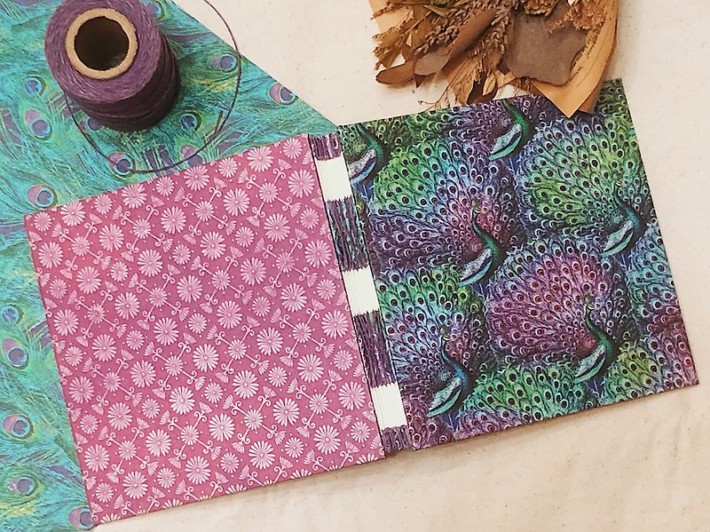 Peacock French handmade book - Notebooks & Journals - Paper 