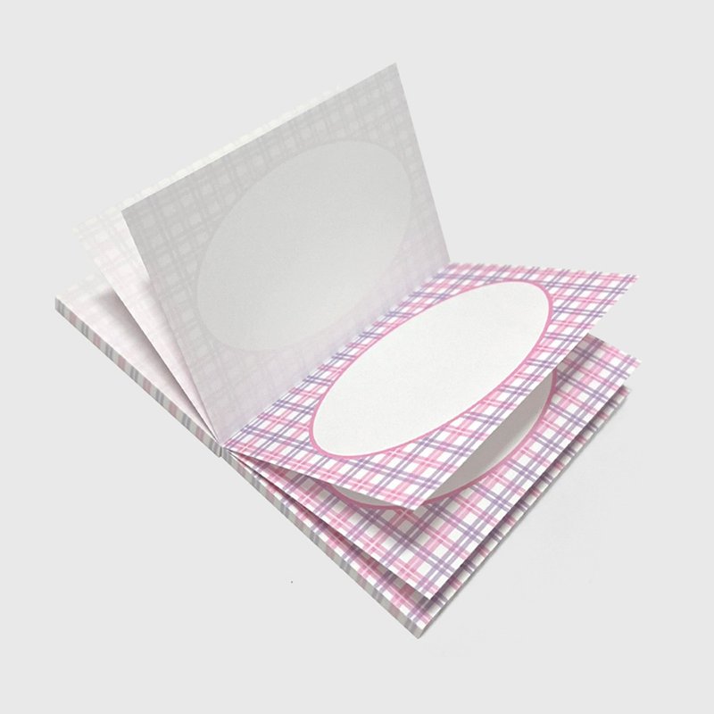 Berry check | Memo Pad - Sticky Notes & Notepads - Paper Pink