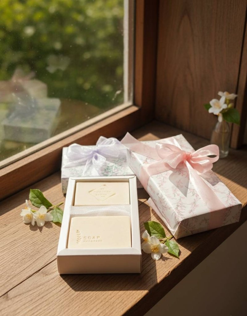 手工皂禮盒-- 2顆入 (C) 聖誕節交換禮物 - 肥皂/手工皂 - 其他材質 