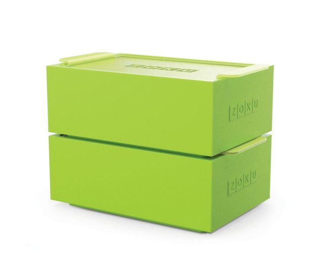 Zoku Jumbo Ice Tray In Green (Set Of 2)