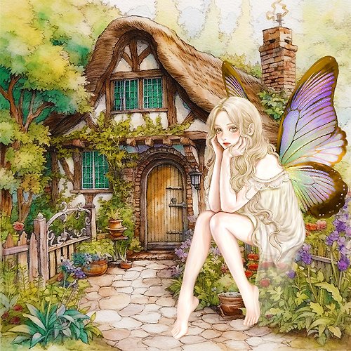 SHY GIFT SHOP (Butterfly Fairy) Terrarium (5Color)