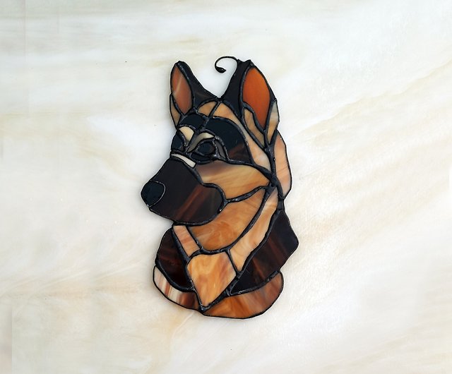Beagle Stained Glass Dog Suncatcher JRN48