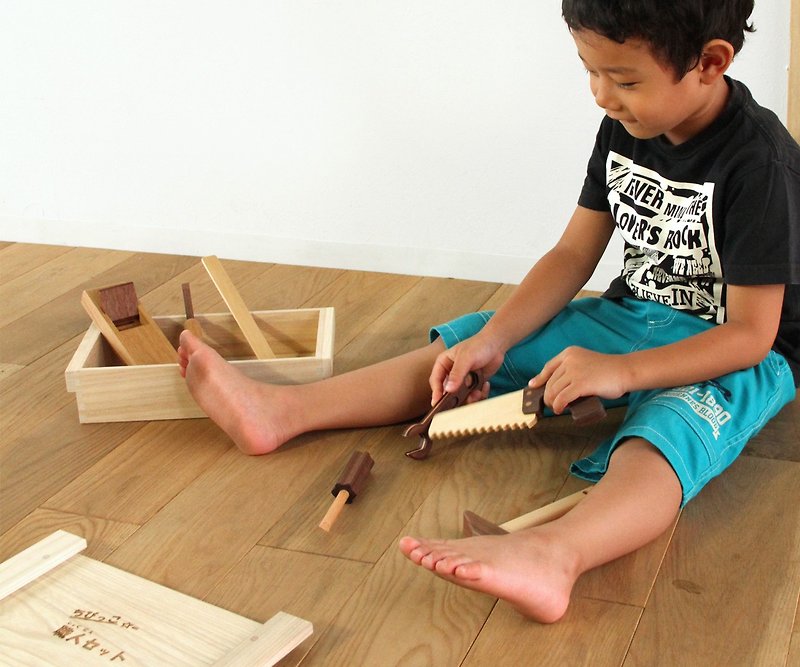 Asahikawa Craft Sasaki Crafts Chibikko Craftsman Set - Kids' Toys - Wood 