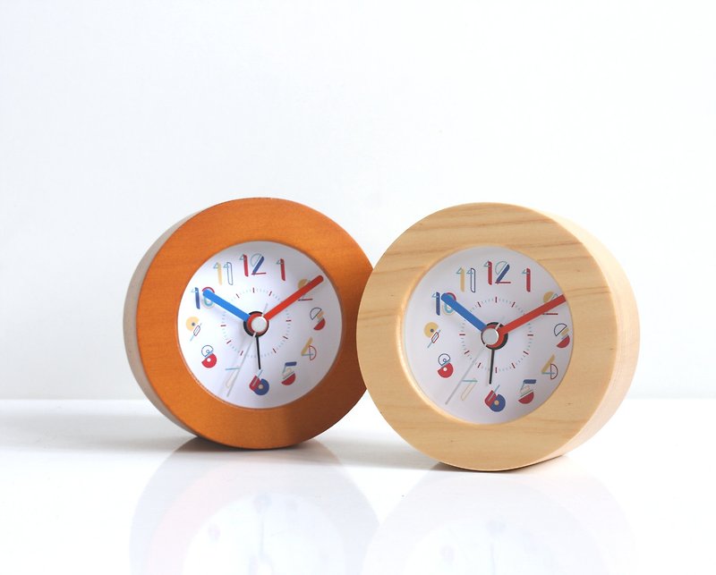 Wood Creative Number  Alarm Clock - นาฬิกา - ไม้ 